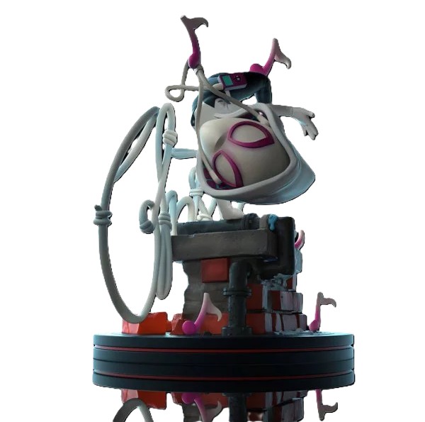 ESTATUA GHOST SPIDER Q FIG ELITE QUANTUM MECHANIX