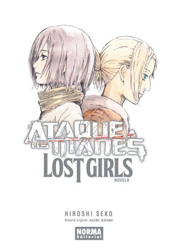 MANGA ATAQUE A LOS TITANES LOST GIRLS NOVELA NORMA