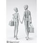 FIGURA ACCION S.H.FIGUARTS BODY KUN SCHOOL LIFE EDITION DX SET GRAY COLOR VER.  TAMASHII NATIONS