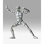 S.H.FIGUARTS BODY-KUN-SPORTS- EDITION-WIRE FRAME- (GRAY COLOR VER.) TAMASHII NATION