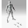 S.H.FIGUARTS BODY-KUN-SPORTS- EDITION-WIRE FRAME- (GRAY COLOR VER.) TAMASHII NATION