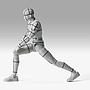 S.H.FIGUARTS BODY-KUN-SPORTS- EDITION-WIRE FRAME- (GRAY COLOR VER.) TAMASHII NATION