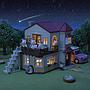 CASA CON LUCES ATICO SYLVANIAN FAMILIES